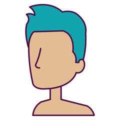 young man shirtless avatar character