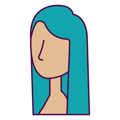 beautiful woman shirtless avatar character