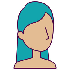 beautiful woman shirtless avatar character