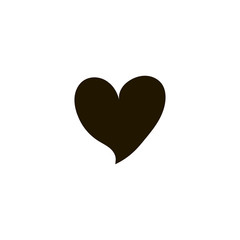 Heart Icon. flat design