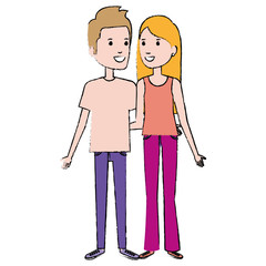 lovers couple avatars characters