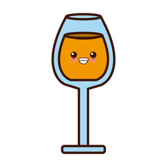 Wine cup symbol icon vector illustration graphic design