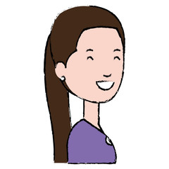 beautiful woman avatar character