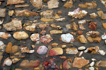 Hintergrund Natursteinmauer