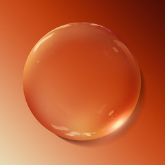 transparent water droplets