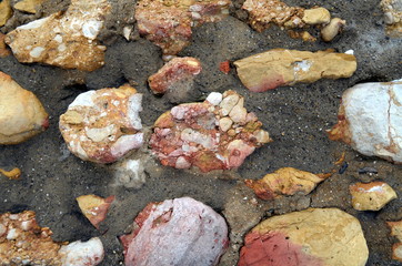 Hintergrund Natursteinmauer