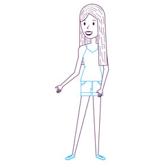 beautiful woman avatar character