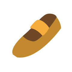 fashion ballet shoe icon vector illustration graphic design