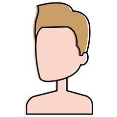 young man shirtless avatar character