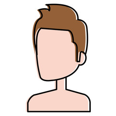 young man shirtless avatar character