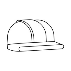 helmet construction isolated icon