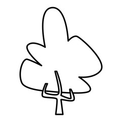 Abstract tree symbol icon vector illustration graphic design