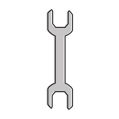 wrench tool isolated icon