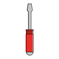 screwdriver tool isolated icon
