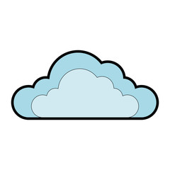 Fototapeta premium weather cloud isolated icon