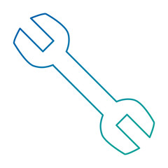 wrench tool isolated icon