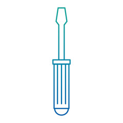 screwdriver tool isolated icon