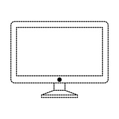 monitor computer isolated icon