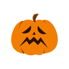 Fototapeta premium Pumpkin icon. Halloween sign. Vector Illustration