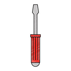 screwdriver tool isolated icon