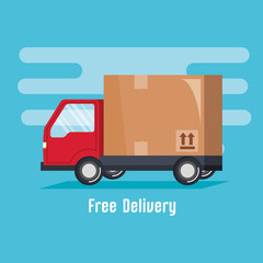delivery truck service icon