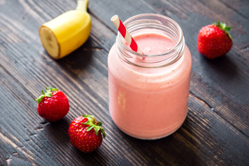 Strawberry and banana smoothie