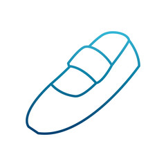 fashion ballet shoe icon vector illustration graphic design