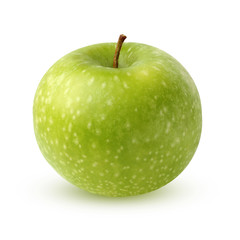 Green Apple, isolated on white