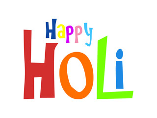 Happy Holi colorful background 