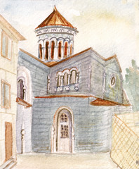 Fototapeta na wymiar The Armenian church
