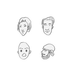 얼굴의 표정 / 손으로 그린 이모티콘 모음