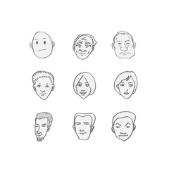 얼굴의 표정 / 손으로 그린 이모티콘 모음