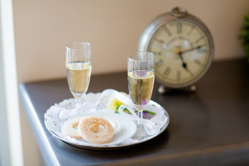 Traditional polish wedding bread detail