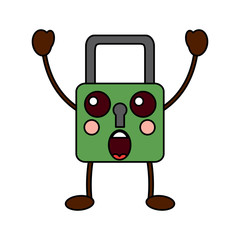 safety lock emoji icon image