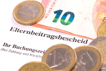 Kindergarten / Elternbeitragsbescheid f&uuml;r die Kinderbetreuung