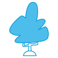 Abstract tree symbol icon vector illustration graphic design