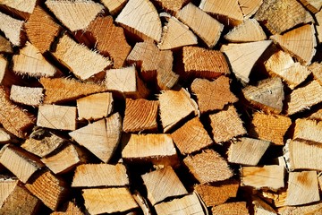 Holzscheite - Vorrat