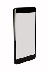 Black isolated smart phone