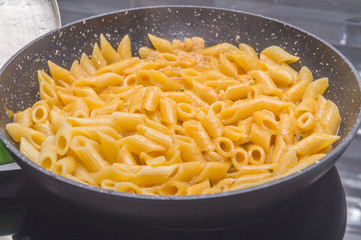 Cooking italian pasta