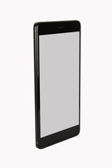 Black isolated smart phone