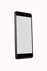 Black isolated smart phone