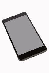 Black isolated smart phone