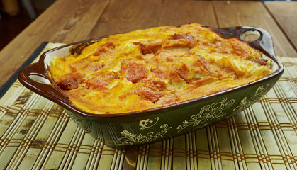 Cheesy sausage potato casserole