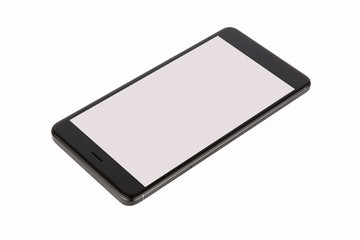 Black isolated smart phone
