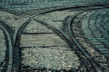 Weiche Grubenbahn