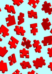 3D puzzle pattern