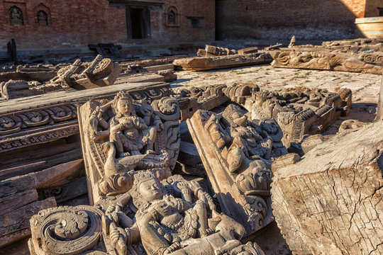 Wooden Carvings, Mul Chowk, Patan Durbar Square, Lalitpur, Nepal
