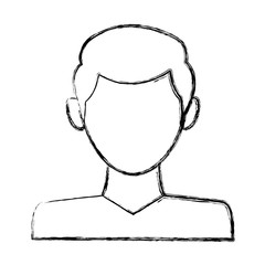 Man avatar profile icon vector illustration graphic design