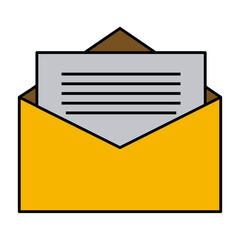 Mail or email symbol icon vector illustration graphic design