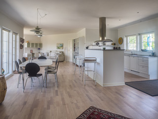 Interior from a Scandinavian home, living room